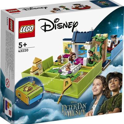 LEGO 43220 - Las aventuras del libro de cuentos de Disney de Peter Pan y Wendy