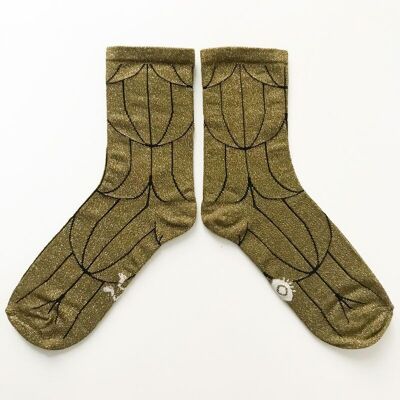 Gala 36-41 Socken, hergestellt in Frankreich und in Solidarität mit der Marke Bonpied