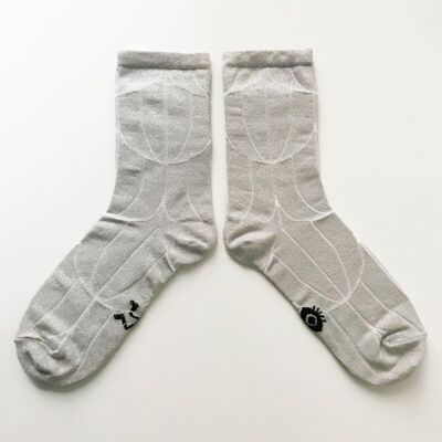 Anna 36-41 Socken, hergestellt in Frankreich und in Solidarität mit der Marke Bonpied