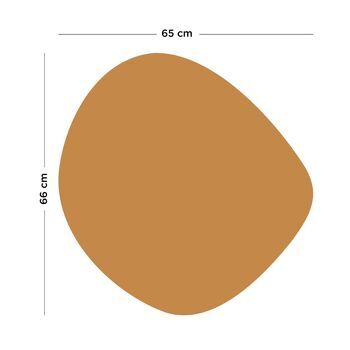 Tableau magnétique ovoïde- Caramel 5