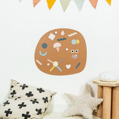 Ovoid magnetic board - Caramel