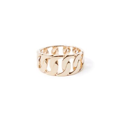 LARGE LINK RING - GOLD PLATED