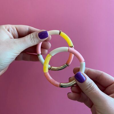 DIY jewelry kit: Ice cream bangle bracelet