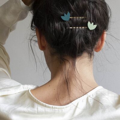Mini flower hairpins | Flower hair decorations | Modern hairpins