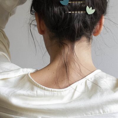Mini flower hairpins | Flower hair decorations | Modern hairpins