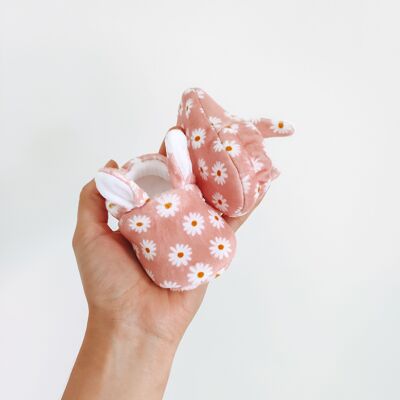 Babyhausschuhe - Gänseblümchen