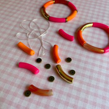 Kit DIY bijou : Bracelet jonc summer 3