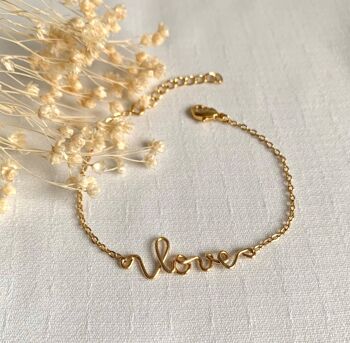 Bracelet personnalisable lettering 3