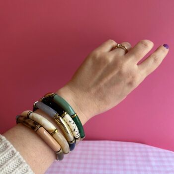 Kit DIY bijou : Bracelet jonc léopard 6