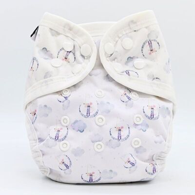 Te1 washable diaper (All in One) Bamboo - Tooth Fairy