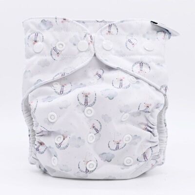 Te1 washable diaper (All in One) - Tooth Fairy