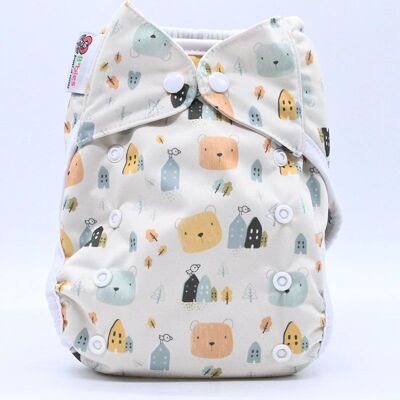Te2 washable diaper (All in Two) bamboo – The English bear