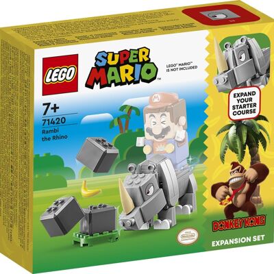 LEGO 71420 – Rambi das Nashorn Super Mario-Erweiterungsset