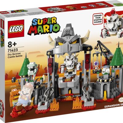 LEGO 71423 – Erweiterungsset „Bowser Skeleton Super Mario Castle Battle“.