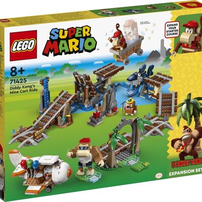 LEGO 71425 - Diddy Kong Super Mario Mine Cart Race Expansion Set