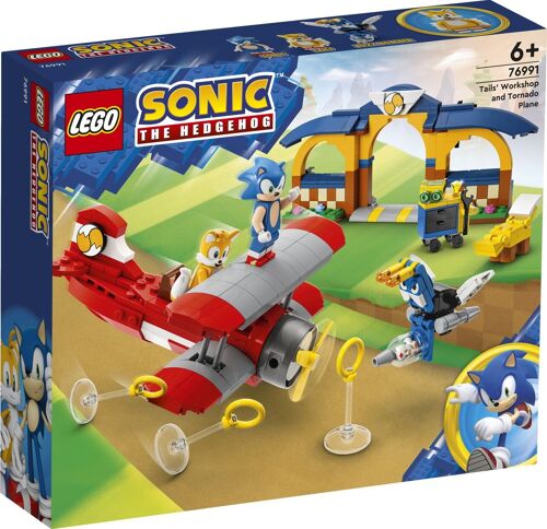 LEGO 76991 - L’avion Tornado et l'atelier de Tails Sonic