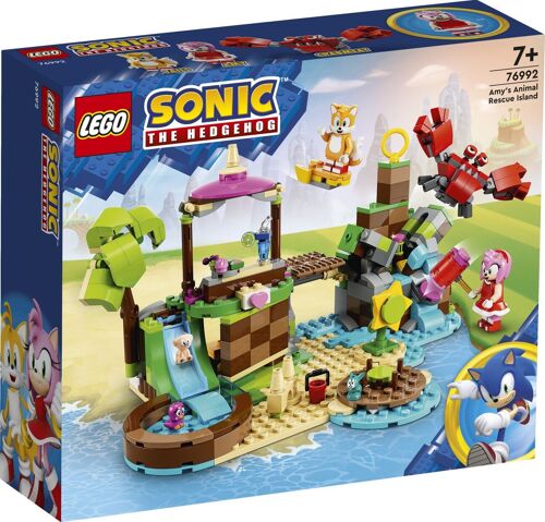 LEGO 76992 - L'île de sauvetage des animaux d'Amy Sonic