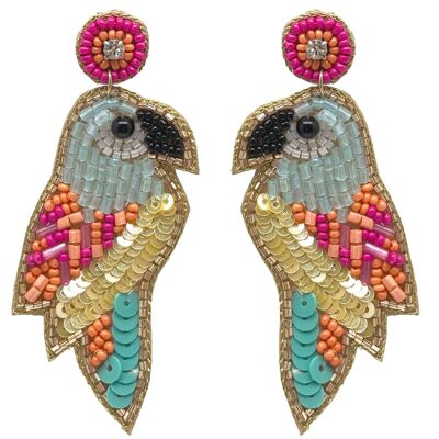 Parrot - Boucles d'oreilles