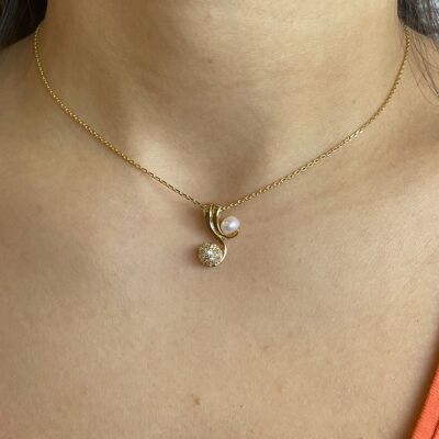 gold plate necklace