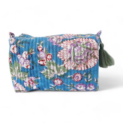 Printed cotton toiletry bag N°9