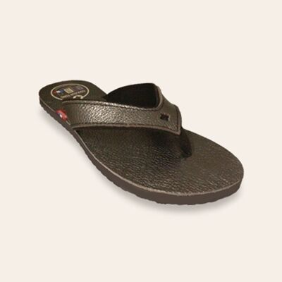 PIANA Bronze Leather Flip Flop / Flip Flop