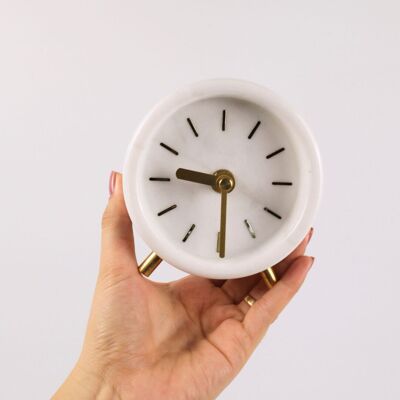 Reloj HOLA de mármol |NUEVO| Decoración | Mesa | Hecho a mano