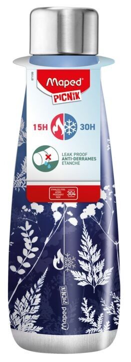 BOTTIGLIA ISOTERMICA ADULT CONCEPT 500ML CIANOTIPO