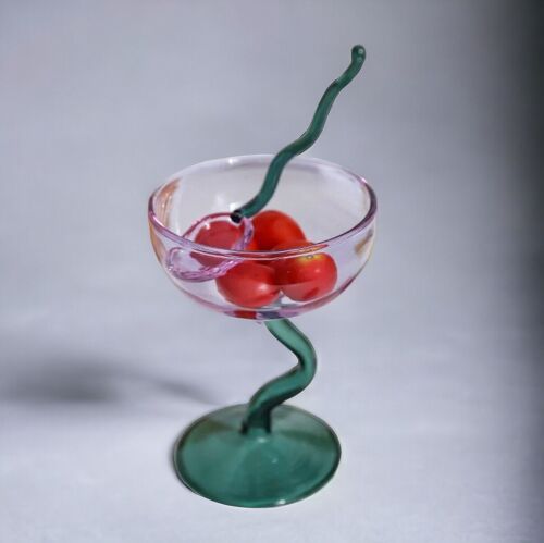 Candy Color Dessert Glass Cup