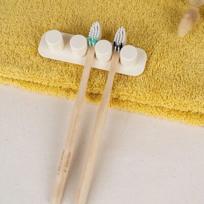 Set of 5 - Wall-mounted toothbrush holder