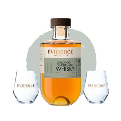Coffret Évidence Whisky 01 + 2 verres