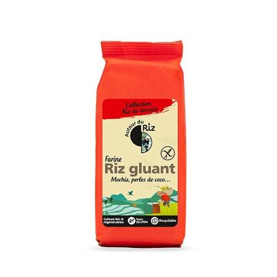 Harina de arroz glutinoso ecológica 350 g