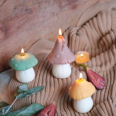 Mushroom Shaped Candles