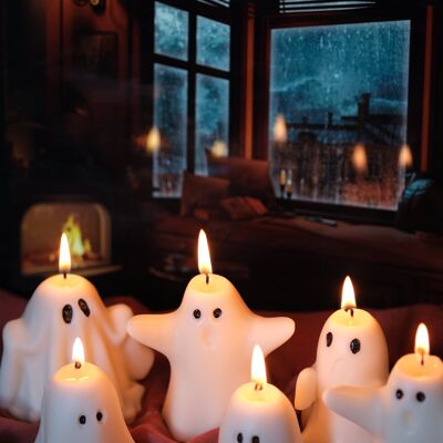 Bougies fantômes - Bougies d'Halloween