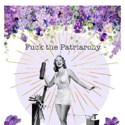 Fuck the patriarchy poster