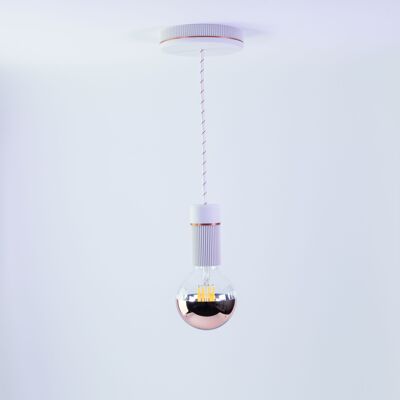 SATI SOPHI BRONZE - White - suspension equipped with K.no.P for TOOL-FREE assembly on DCL