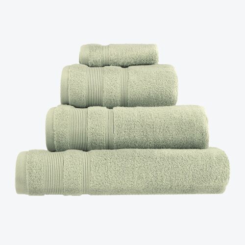 Luxury Zero Twist Egyptian Cotton Towels - Sage Green
