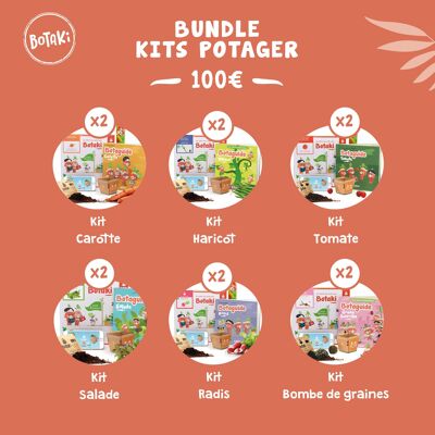Bundle Vegetable Garden Kits | €100