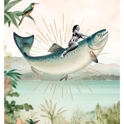 Poster Salmon ride