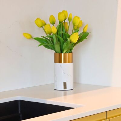 Vaso PAIPU - Bianco| Vaso per piante | Assistenza domiciliare| Festa della mamma| Regalo