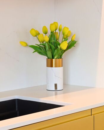 Vase PAIPU - Blanc| Pot de plantes| Soins à domicile| Fête des Mères| Cadeau 1