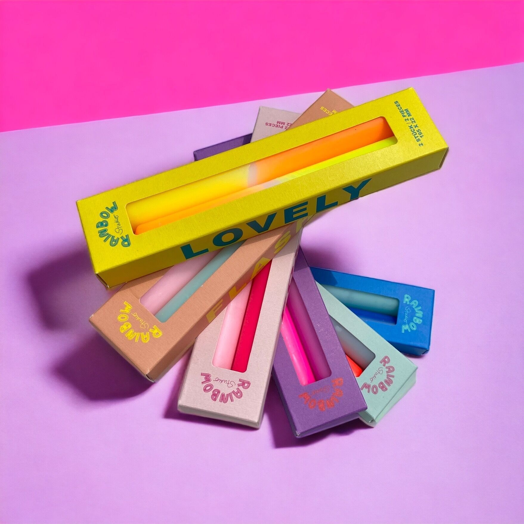 Rainbow Studio * Foxy (bougies)