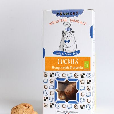 Galletas ECOLÓGICAS - Naranjas y almendras confitadas