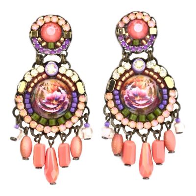 TROPICAL crystal earrings