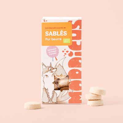 Galletas de mantequilla DULCES ORGÁNICAS - Mantequilla pura