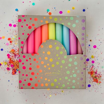 Dip Dye Neon * Rainbow Box