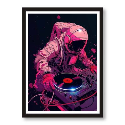 Astronaut DJ session poster