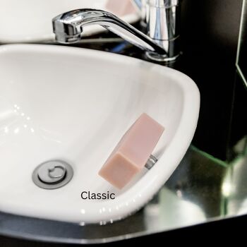 Porte-savon avec aimant, porte-savon magnétique pour "White Label" | Édition Classique ou Protecteur | 108x 5