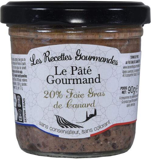 Verrine Pâté Gourmand 20% Foie Gras 90g