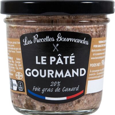 Verrine Paté Gourmand 20% Foie Gras 90g