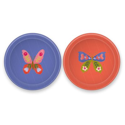 Papillon | Lot de 2 mini plateaux